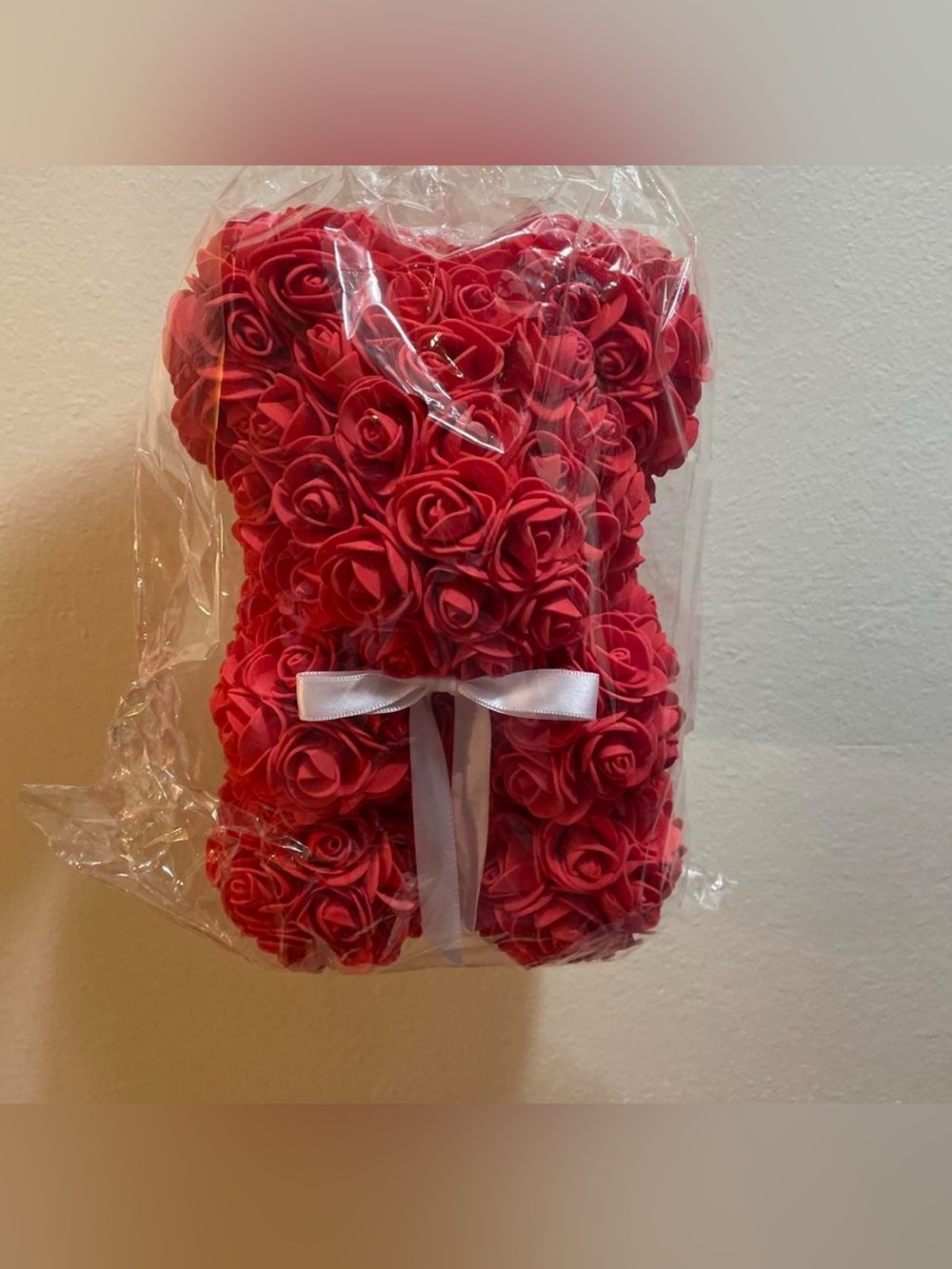 Red rose teddy bear